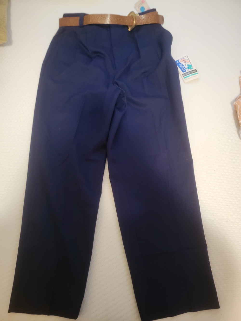Refelections By Eddie Haggar Womens Navy Dress Pants Size 16P (A2)